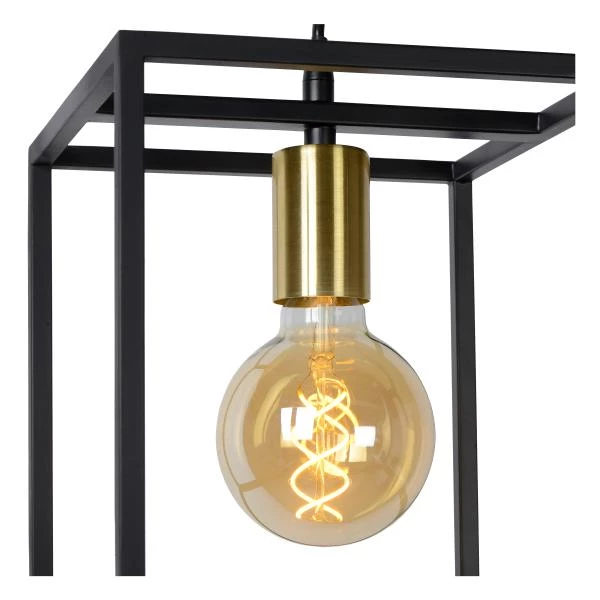 Lucide RUBEN - Pendant light - 1xE27 - Black - detail 2